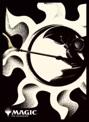 【新品】サプライ マジック：ザ・ギャザリング プレイヤーズカードスリーブ MTGS-298 MANA- MINIMALIST 白マナ(シンボル)