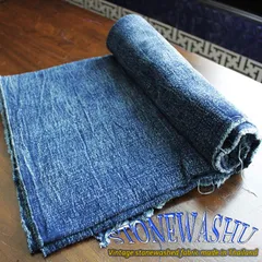 stw-c ストーンウォッシュ　生地販売　織物　手芸　綿素材　藍染め　ハンドメイド　インテリア