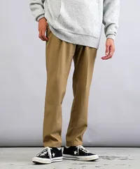 新品 未使用 JIGGYS SHOP(ジギーズショップ)ウール調テーパードパンツ 217721 ブラウンのサムネイル