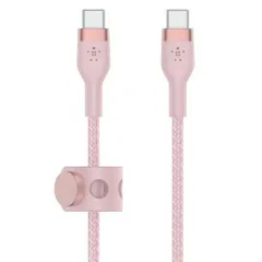 【新品・2営業日で発送】BELKIN BoostCharge Pro Flex USB-C to USB-C ケーブル 1m ピンク(CAB011bt1MPK)
