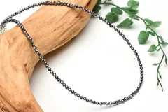 テラヘルツ 3mm 64面カット アジャスター付き ネックレス 1個売り パワーストーン 天然石 _B1270