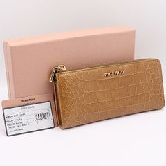希少✨ ミュウミュウ　長財布　折り財布 ハラコ archive 　99s 希少✨ ミュウミュウ 長財布 折り財布 ハラコ archive 99s - メルカリ