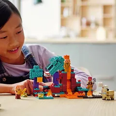 レゴ (LEGO) おもちゃ マインクラフト ゆがんだ森 男の子 女の子 マイクラ Minecraft 子供 グッズ ゲーム 玩具 知育玩具 誕生日 プレゼント ギフト レゴブロック 21168 8歳 *