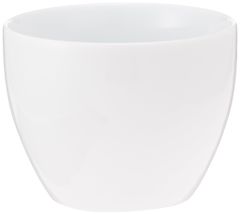 白山陶器 湯のみ猪口 白 (約)φ7.6×6cm 150ml 白磁 波佐見焼 日本製