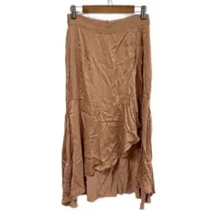 JUST cavalli(ジャストカヴァリ) ロングスカート サイズ40 M レディース美品  - ピンクベージュ