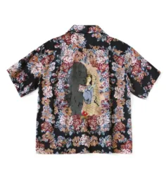 キャピタル　KAPITAL ポロシャツ　アロハ　リゾート柄　リブ　総柄 size5 | KAPITAL