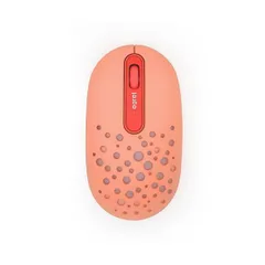 ビジネスハーモニー EGRET HappiE LEDがふんわり光る高機能充電式ワイヤレスマウス コーラル EM23-H1