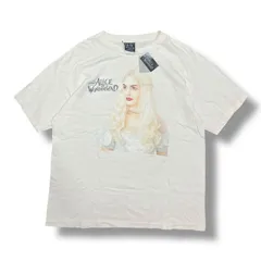 参考上代34100円 SAINT MICHAEL × Disney 23SS WHITE QN アリスインワンダーランド 半袖Tシャツ カットソー セントマイケル ディズニー コラボ SM-S23-0000-123 ホワイト XL 95711A4
