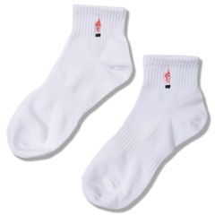 【2025SUMMER】ANIMALIA アニマリア SHORT SOX 2Pac- FxxK OFF - (WHITE) 2組セット SOCKS ソックス