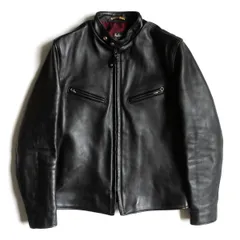 美品✨schott シングル ライダースジャケット ブラック 40 Schott ブラック レザージャケット 36