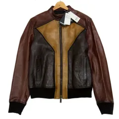 DSQUARED ディースクエアード ライダース 茶 2009225A0005 2025年最新】DSQUARED2 メンズ レザージャケット・ライダースの
