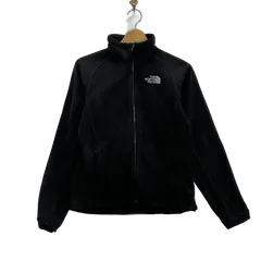 THE NORTH FACE/ザノースフェイス フリースジャケット ブルゾン レディース ライトアウター ワンポイント刺繡 WOMENS XS ブラック