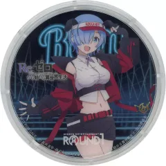 【中古】コースター レム(等身) アクリルコースター 「Re：ゼロから始める異世界生活×ラウンドワン」 後半期間 コラボメニュー・ポップコーン注文特典