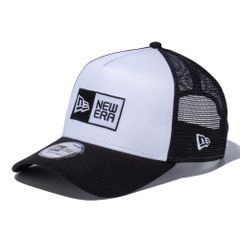 ニューエラ 9FORTY A-Frame トラッカー ボックスロゴ ブラック ホワイト OSFM (56.8-60.6cm) 1個 New Era 940AF TR BOXLOGO BLK WHI WHI 25J 1pc