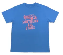 サザンオールスターズ Johnny's Surfer プリント Tシャツ ブルー サザンオールスターズ Johnny's Surfer プリント Tシャツ ブルー