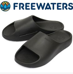 【Freewaters】 フリーウォータース  ブラック　26㎝ クラウド9スライド メンズ UO-003 サンダル シャワーサンダル