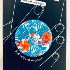 【値下げ】ポップソケッツ POPSOCKETS　Tropical Hibiscus GY ハイビスカス