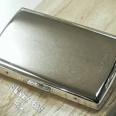 銀製シルバー925 スターリング富士タバコケース