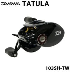 ダイワ 14 タトゥーラ 103SH-TW + バサートハンドル付き 美品 ダイワ用 左巻き ベイトリール トラウト ブラックバス