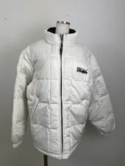 FIRST DOWN ファーストダウン M  ダウンジャケット ホワイト、ブラック 20250929-0014