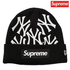Supreme シュプリーム ビーニー ニューヨーク ヤンキース ニューエラ ボックスロゴ ニット帽 帽子 New York Yankees New Era Box Logo Beanie ブラック
