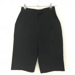 【美品】アディダス 半端丈パンツ 黒 シンプル 無地 ストレッチ  レディース M/M ゴルフウェア adidas