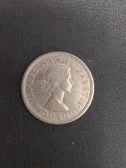 イギリス 2シリング硬貨 & 香港ドル 1974年 エリザベス女王 イギリス 2シリング フロリン 英国コイン16個