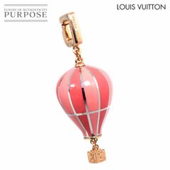 ルイ ヴィトン LOUIS VUITTON モンゴルフィエール ペンダント トップ K18 PG WG 750 気球 チャーム Pendant Top 90242997