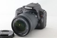 キヤノン Canon EOS Kiss X7 EF-S 18-55 IS STM レンズキット ブラック 僅か4741ショット 付属品満載◇47525
