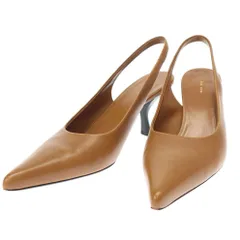 THE ROW ザ ロウ Bourgeoise Leather Slingback Pumps パンプス  ブラウン 37のサムネイル
