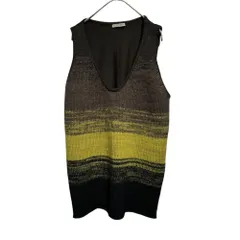 BOTTEGA VENETA (ボッテガヴェネタ) ④ 441769 VDJM0 グラデーション配色ニットベスト メンズ ブラウン 44のサムネイル