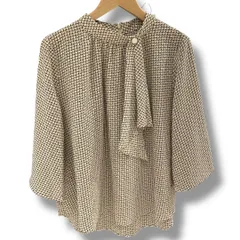 新品♡スコットクラブフェンネル fennelとろみブラウスくすみ