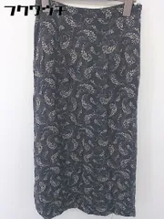 ◇ mysty woman ミスティウーマン 総柄 ロング タイト スカート サイズF ブラック マルチ レディース  【中古】 【1110250004358】のサムネイル