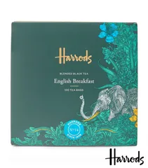 ハロッズ Harrods　No.14 イングリッシュ ブレックファスト English Breakfast 100ティーバッグ