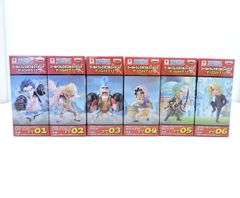 【未開封品】 ワンピース ワールドコレクタブルフィギュア FIGHT!! 全6種セット ワーコレ(043)