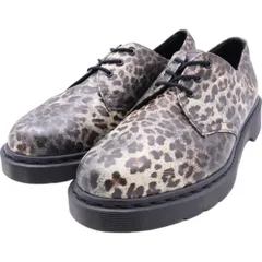 ドクターマーチン Dr.Martens 新品未使用　豹柄　ヒョウ柄　ローファー Dr Martens☆1461 LEOPARD☆3ホール☆レオパード☆KHAKI GREEN