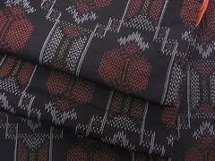 平和屋着物■上質な紬　吉祥文　逸品　n-mz2479のサムネイル
