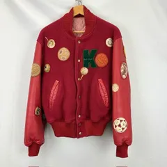 【古着】カールヘルム/スカジャン/総刺繍/brown＆red/サントニブンノイチ 古着】カールヘルム/スカジャン/総刺繍/brown＆red/サントニブン