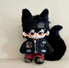 ぬいぐるみ服 20cm 綿 5点セット 可愛い 洗える 着せ替え キツネ 人形服 セット プレゼント 飾り ズボン 靴 本体無し