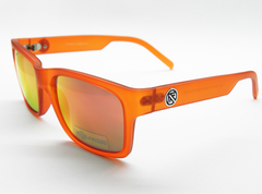 FILTRATE JOHN BROWN Orange Frost / Red Mirror Polarized ウェリントン サングラス