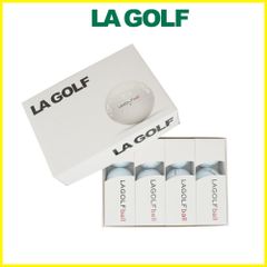 LA GOLF LAGOLF ボール ball 4ピース 1ダース 12球入り ホワイト
