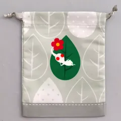 【中古】バッグ 白ピクミン/巾着 いっしょに運ぶ ポーチコレクション 「一番くじ ピクミン ～おうちでのんびりコレクション～」 E賞