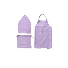 [レップ] キッズエプロン ディアー LAV 身長目安100-130cm 0