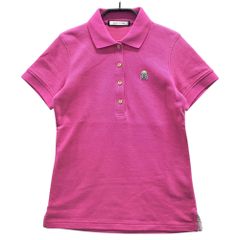 SCAPA SPORTS ポロシャツ ピンク 刺繍ロゴ 日本製 - メルカリ