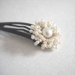 Ouca（ウーサ）ヘアクリップ／キッズコレクション／フォーマルミニヘアクリップ／ホワイト