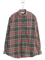 【お得なクーポン配布中!】 80s USA製 エルエルビーン チェック 長袖 フランネル シャツ レディース M 程/ ヴィンテージ コットン 長袖シャツ ネルシャツ マルチカラー