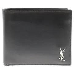 SAINT LAURENT PARIS (サンローランパリ) TINY MONOGRAM EAST/WEST WALLET 二つ折り財布 ブラック 610193のサムネイル