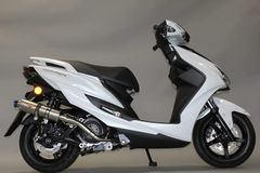Valiente シグナスX バイクマフラー 4型 5型 SR EBJ-SEA5J 2BJ-SED8J 2016年～2018年モデル対応 Sparta スパルタ チタンソリッド マフラー スポーツタイプ カスタム ヤマハ バリエンテ