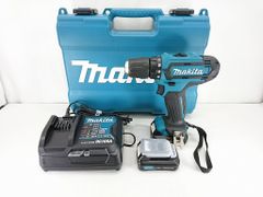 s24t-0369n【中古】makita マキタ 10.8V 充電式 ドライバドリル HP331DSHX バッテリー2個 充電器 ケース付