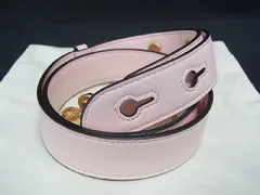 ■新品■未使用■ FENDI フェンディ レザー バッグ用 ショルダーストラップ 斜め掛け 肩掛け レディース ピンク系 AT3398のサムネイル